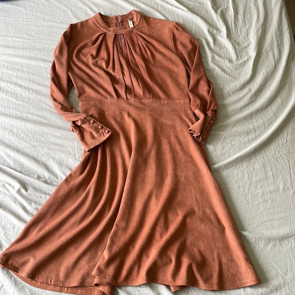 RAGA Faux Suede Dress - Picture 2 of 4